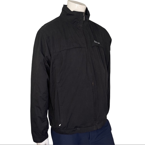 Columbia Men’s Black Full Zip Long Sleeved Lightweight Cotton Blend Jacket - Picture 5 of 16